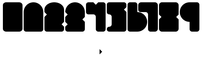 Diet PacMan Regular Font OTHER CHARS