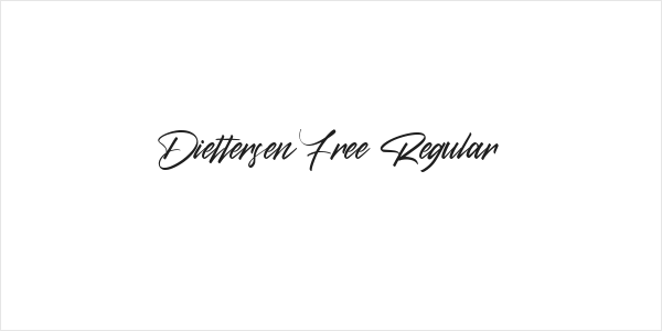 Diettersen Free Regular Logo