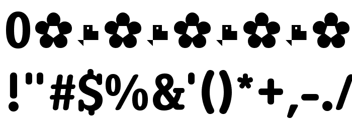 Diezma Rd Extra Bold Font OTHER CHARS