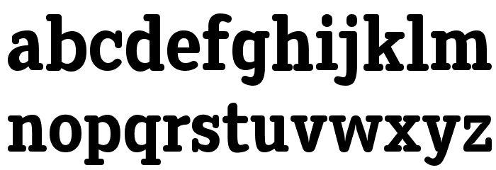 Diezma Rd Extra Bold Font LOWERCASE