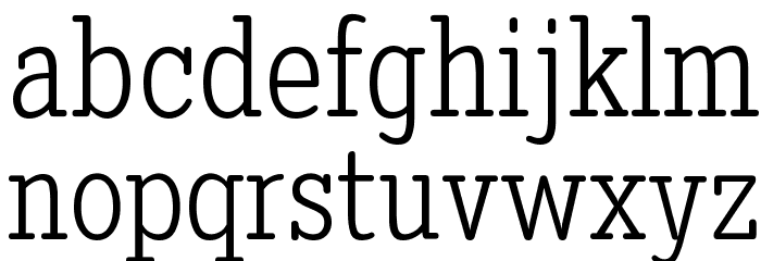 Diezma Rd Light Font LOWERCASE