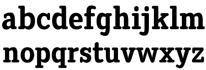 DiezmaRd-ExtraBold Font LOWERCASE