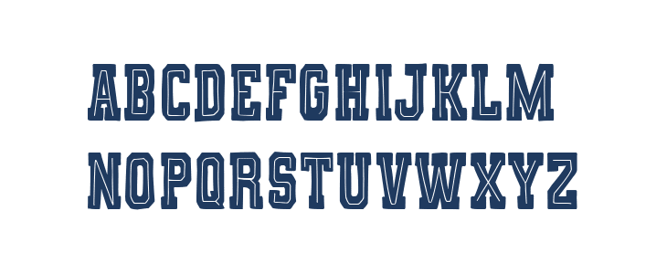 Different College Uppercase