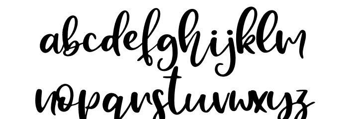 Different - Personal Use Font LOWERCASE