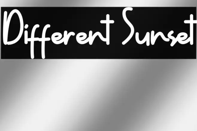 Different Sunset Example 1