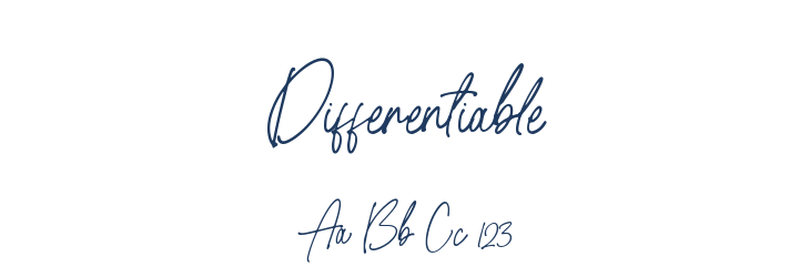 Differentiable Font Preview
