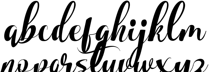 Differently Christmas Font LOWERCASE