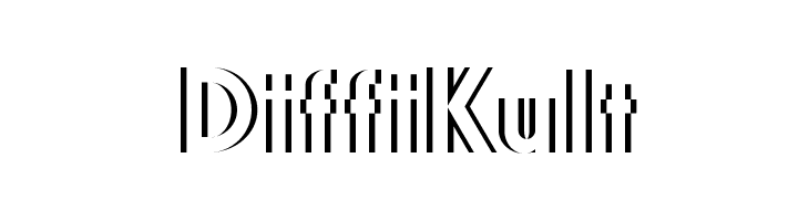 DiffiKult  フリーフォントのダウンロード