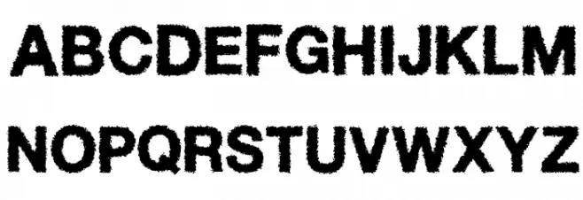 Diffuse-Away Polices MAJUSCULES
