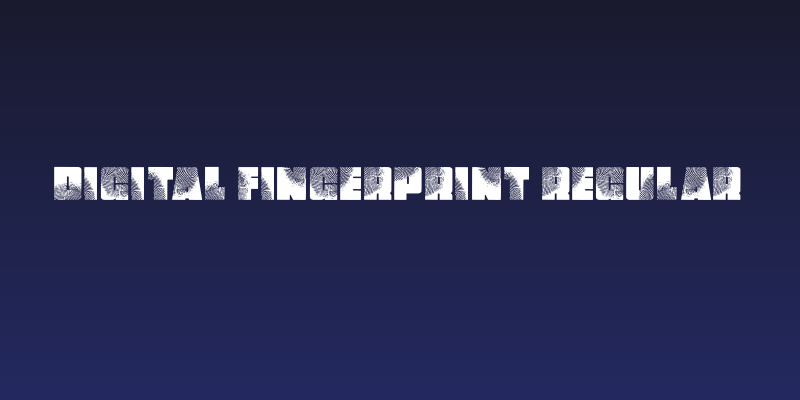 DigItAl FingerpRINT Regular Social Header