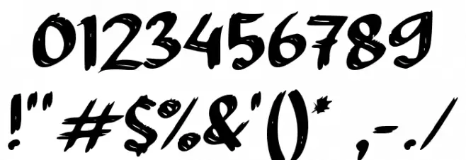 Digenepi 500 Font OTHER CHARS