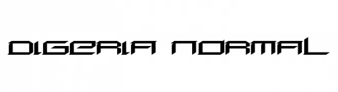 Digeria Normal  免费字体下载