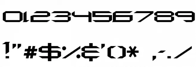 Digeria Normal Font OTHER CHARS