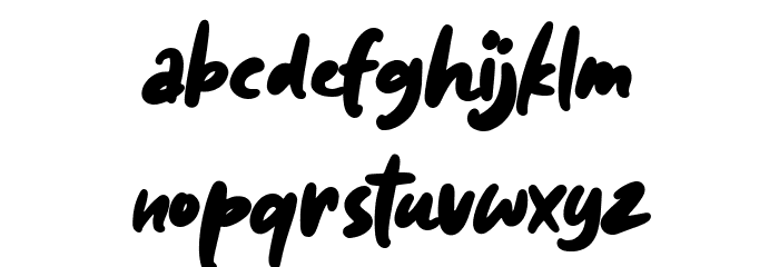 Diggies Regular Font LOWERCASE