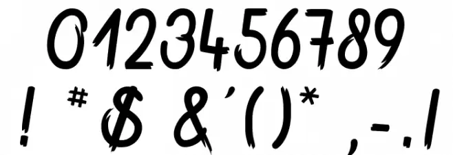 Digging The Grave Font OTHER CHARS