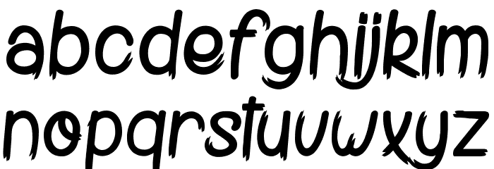 Digging The Grave Font LOWERCASE
