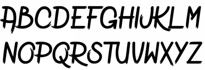 Digging The Grave Schriftart Groß