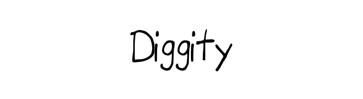 Diggity  Frei Schriftart Herunterladen