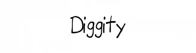 Diggity  免费字体下载