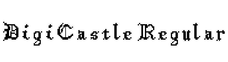 DigiCastle Regular  Free Fonts Download