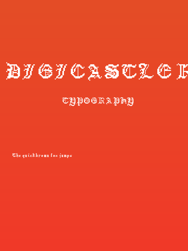 DigiCastle Regular Poster
