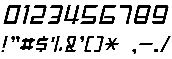 DigiMode1988 Font OTHER CHARS