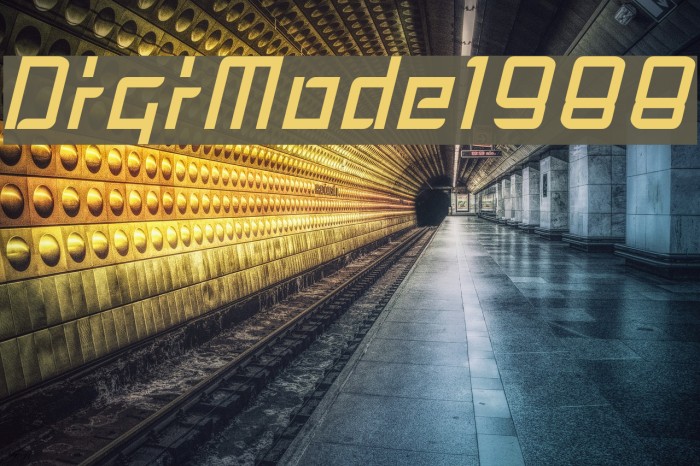 DigiMode1988 Font examples
