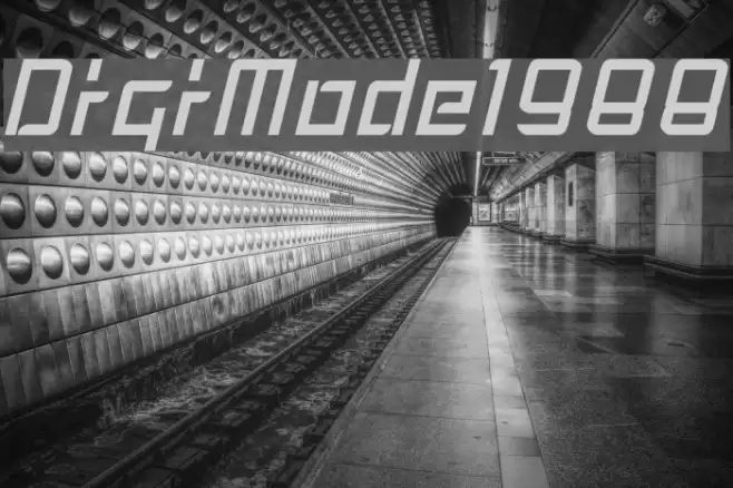 DigiMode1988 Font examples