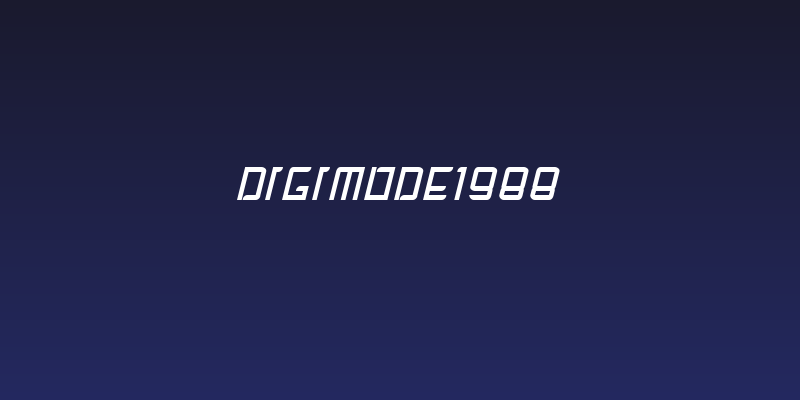 DigiMode1988 Social Header