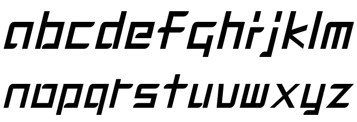 DigiMode1988 Font LOWERCASE