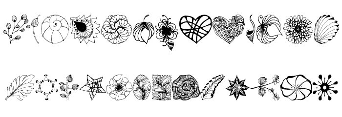DigiStampsOne Font LOWERCASE
