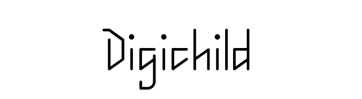 Digichild  नि: शुल्क फ़ॉन्ट्स डाउनलोड