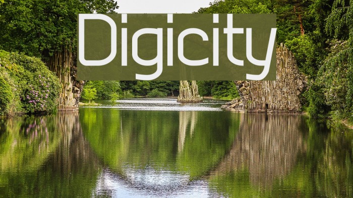 Digicity Font examples