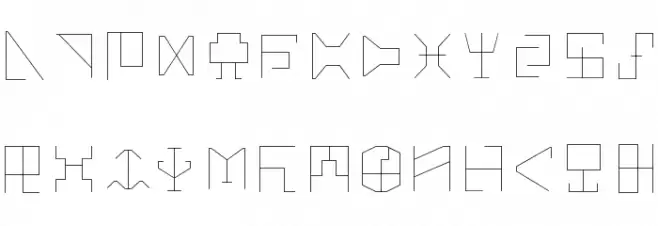 Digicode Light Schriftart Groß