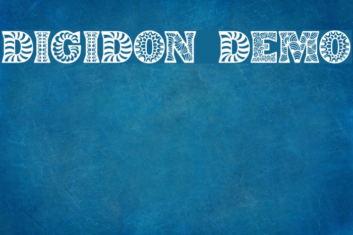 Digidon Demo Font examples