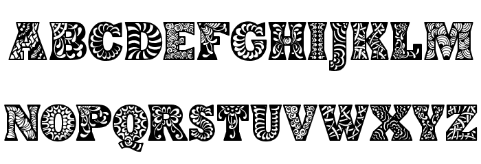 Digidon Demo Font LOWERCASE
