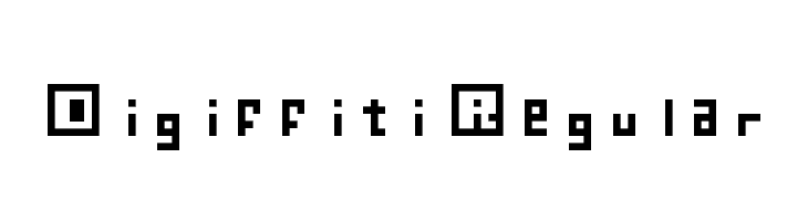 Digiffiti Regular  免费字体下载