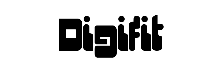 Digifit  免费字体下载