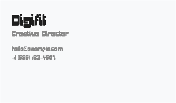Digifit Business Card