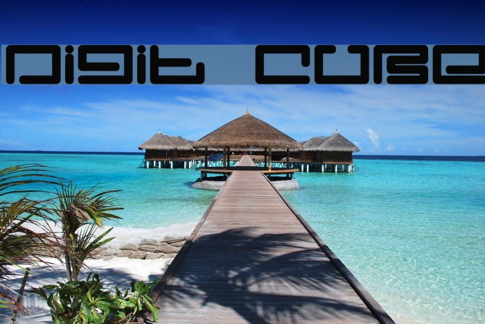 Digit Cube Font examples