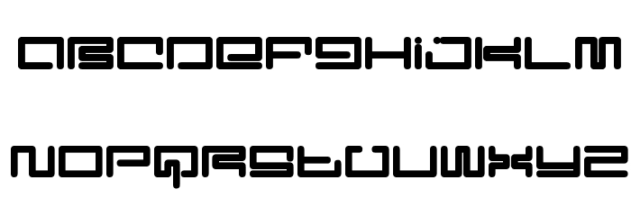 Digit Cube Font LOWERCASE