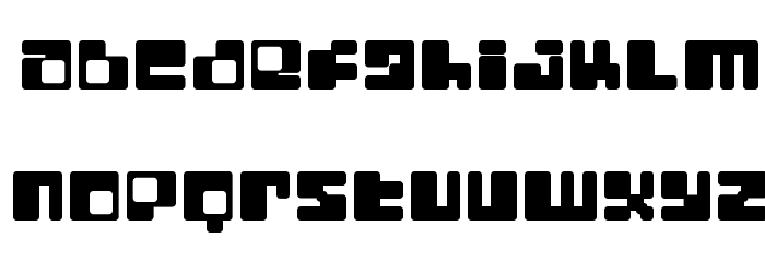 Digit LoFi Font LOWERCASE