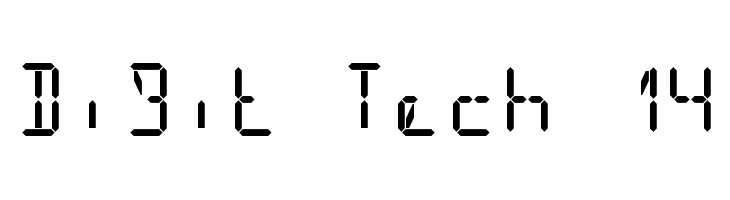 Digit Tech 14  Descarca Fonturi Gratis