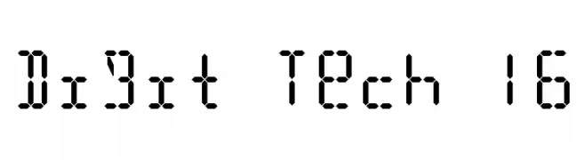 Digit Tech 16  baixar fontes gratis