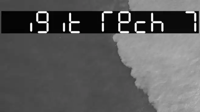 Digit Tech 7 フォント examples