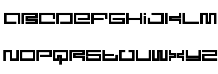 Digit Font LOWERCASE
