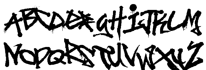Digitag Regular Font LOWERCASE