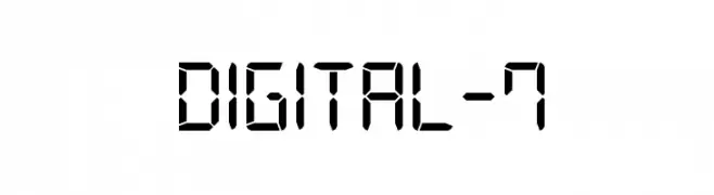 Digital-7  Fuentes Gratis Descargar