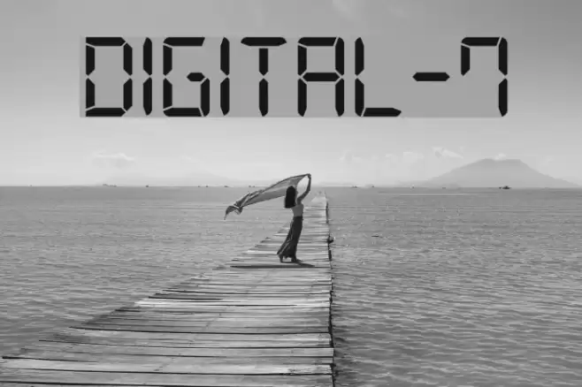 Digital-7 Font examples