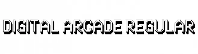 Digital Arcade Regular  Descarca Fonturi Gratis
